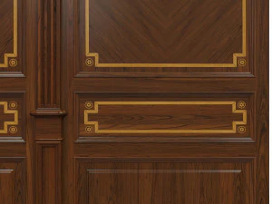 wood panels with veneer 010 3D Model