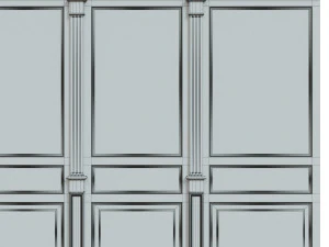 wood panels with veneer 010 3D Model