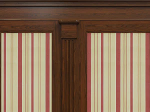 wood panels with wallpaper 011 3D Model