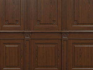 threaded wood panels 012 Modèle 3D