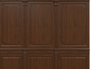 threaded wood panels 012 Modèle 3D