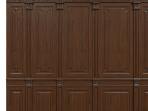 threaded wood panels 012 Modèle 3D