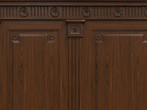 threaded wood panels 012 3D Model