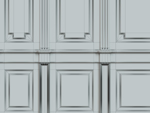threaded wood panels 012 Modèle 3D