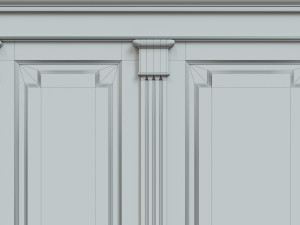 threaded wood panels 012 Modèle 3D