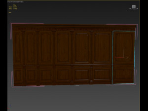 threaded wood panels 012 Modèle 3D