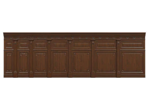 पिरोया हुआ लकड़ी के पैनल 013 3D मॉडल