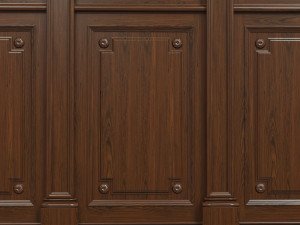 threaded wood panels 013 3D Модель