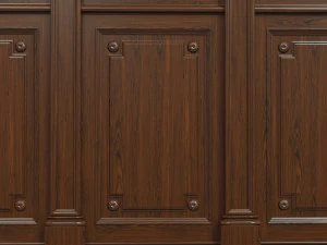 threaded wood panels 013 3D Model