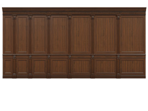 threaded wood panels 014 3D 모델