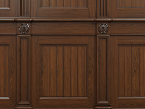 threaded wood panels 014 3Dモデル