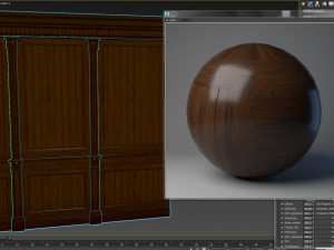 threaded wood panels 014 3Dモデル
