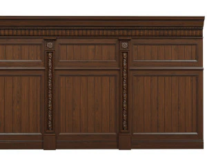 threaded wood panels 015 3D Model