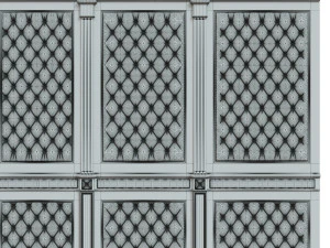 wood panel with leather017 3D Model