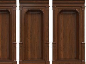 wood panel niche020 Modelo 3D