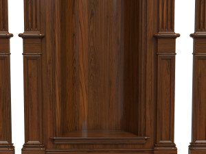 wood panel niche020 Modelo 3D
