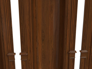 wood panel niche020 Modelo 3D