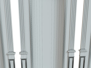 wood panel niche020 Modelo 3D