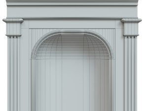 wood panel niche020 Modelo 3D