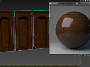 wood panel niche020 Modelo 3D