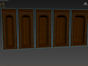wood panel niche020 Modelo 3D