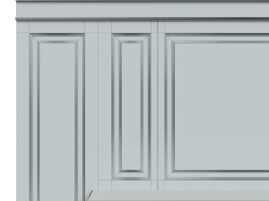 classic fireplace 01 3D Modell