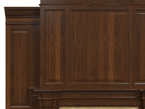 classic fireplace02 Modèle 3D