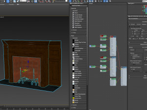 classic fireplace 03 3D Model