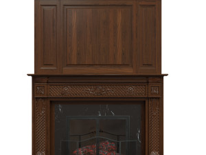 classic fireplace04 3D Model