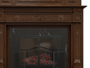 classic fireplace04 3Dモデル
