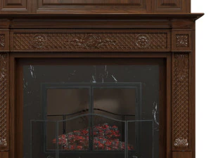 classic fireplace04 3D Model