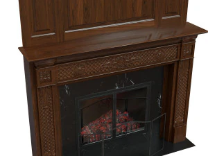 classic fireplace04 3D Model