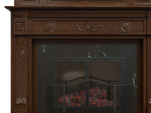 classic fireplace04 3Dモデル