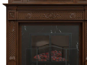 classic fireplace04 3D Model