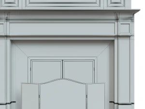classic fireplace04 3D Model