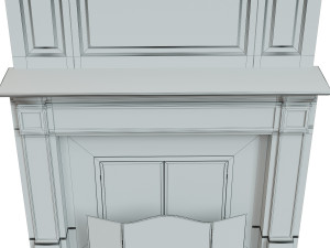classic fireplace04 3Dモデル