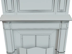classic fireplace04 3D Model
