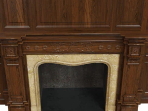 classic fireplace 05 3D Model