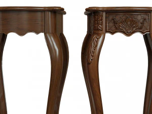 classic side table 400 3D Model