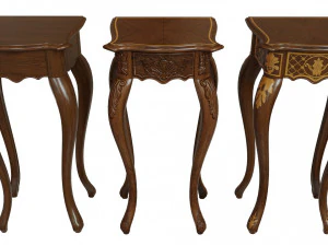 classic side table 400 3D Model
