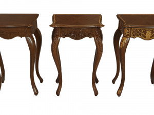classic side table 500 3D Model