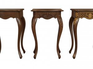 classic side table 500 3D Модель