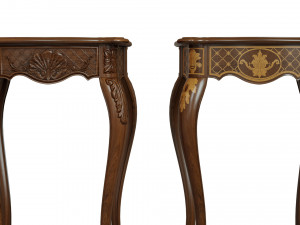 classic side table 500 3D Модель