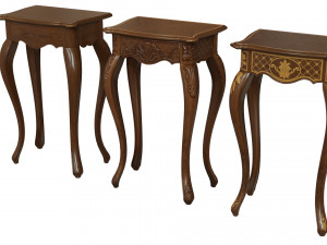 classic side table 500 3D Модель