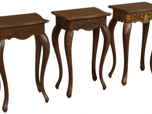 classic side table 500 3D Модель