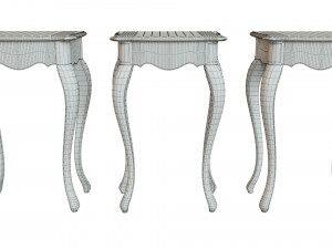 classic side table 500 3D Модель