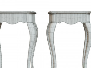 classic side table 500 3D Модель
