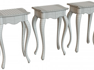 classic side table 500 3D Модель