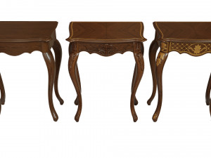 classic side table 600 Model 3D