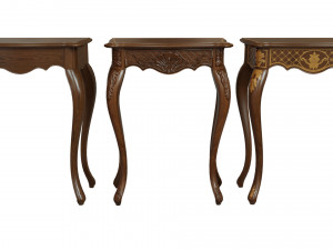 classic side table 600 3Dモデル